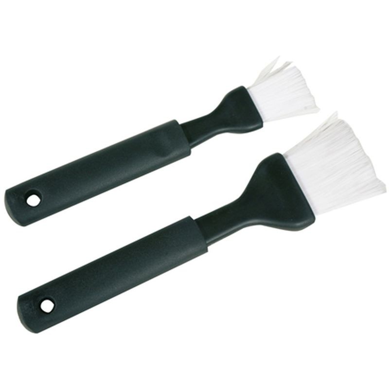 Lot de 2 pinceaux pour barbecue - Noir Boutique en ligne - -0