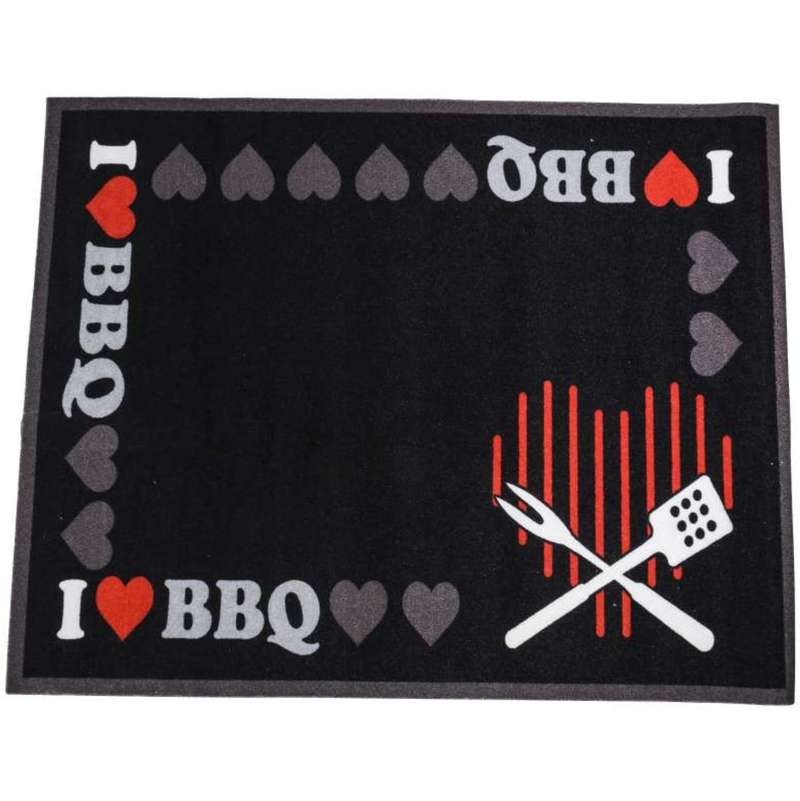 Tapis de protection noir pour barbecue 80x100cm Boutique en ligne - Tapis de protection noir pour barbecue 80x100cm Boutique en ligne