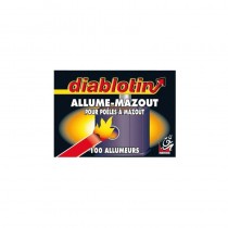 DIABLOTIN ALLUME MAZOUT BTE 100 ALUM2 (Vendu par 1) Boutique en ligne