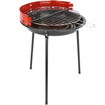 PrimeMatik - Barbecue à charbon de bois de 33 cm avec pattes BBQ grille pour jardin et camping Boutique en ligne