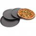 Lot de 4 Plaques de pizza 4 Plats pour pizza Diamètre 33 cm anti-adhérent Four en acier de carbone, anthracite Boutique en ligne